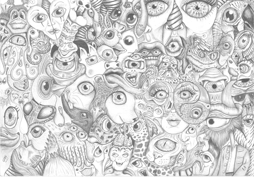 psychedelic art drawings